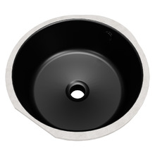 Tegan 350mm Round Ceramic Undermount Basin with Overflow